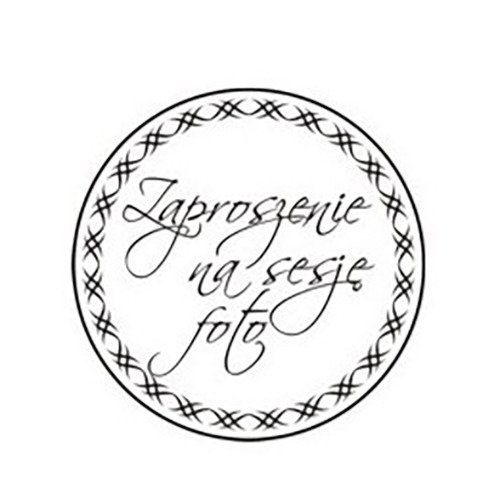 Stempel - Zaproszenie na sesję foto - koło 1 - Agateria