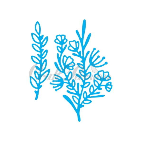 Wykrojnik - Craft Passion - Gałązka z kwiatami #2