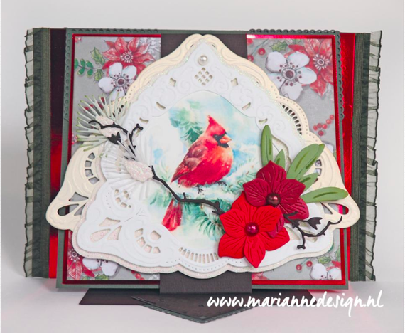 Wykrojnik - Marianne Design - Petra's triangle - trójkątna rama i narożnik ozdobny