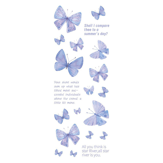 Naklejki foliowe - Fioletowe motylki