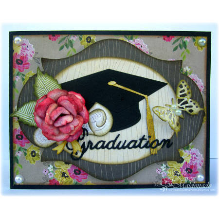 Wykrojnik - Cheery Lynn - napisy Graduation B578