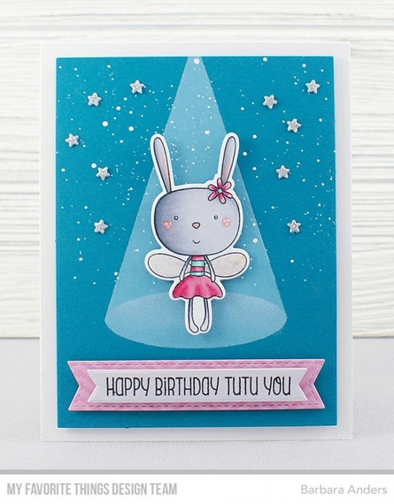 Stempel - My Favorite Things - Tutu Trio - króliczki, miś