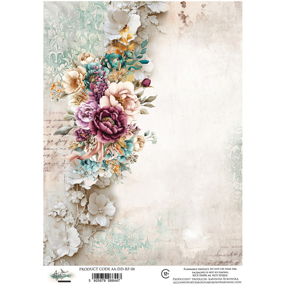 Papier ryżowy do decoupage A4 - Art of Alchemy - Dreamy Dreams