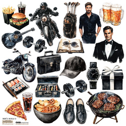 Naklejki papierowe - ScrapLove - Mens World 2