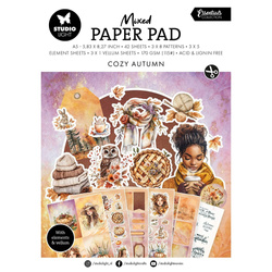 Zestaw papierów do scrapbookingu z elementami A5 - StudioLight - Cozy Autumn