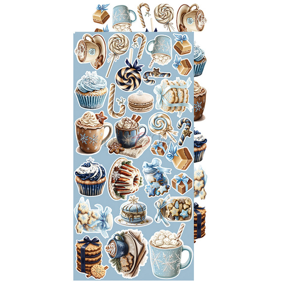 Zestaw dodatków do scrapbookingu - Craft o'clock - Jolly Season - Winter