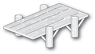 Wykrojnik - Poppystamps - Seaside Dock pomost