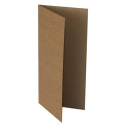 Baza do kartki DL kraft 10x21 - Rzeczy z papieru