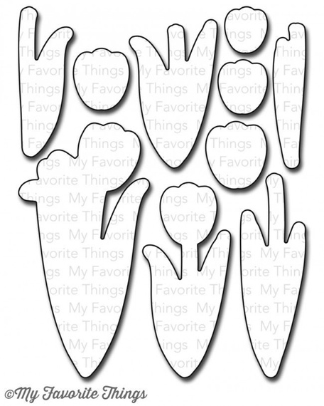 Wykrojnik - Die-namics - Spring Tulips tulipany