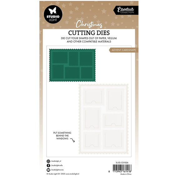 Wykrojnik do papieru - StudioLight - Advent cardshape