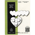 Wykrojnik + stempel - Poppystamps - Grateful Heart - serce