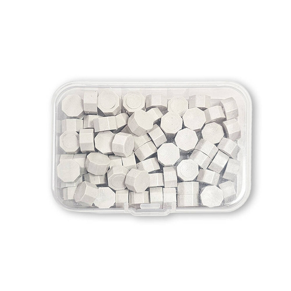 Wosk do pieczęci 20g - Stamperia - matowa biel