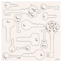 Tekturka - Klucze mix RAE - Scrapiniec