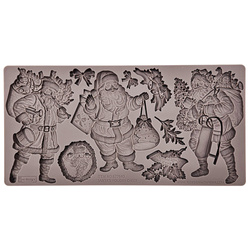 Foremka silikonowa - Prima - Santa's Holiday Cheer Święty Mikołaj