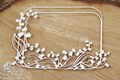 Tekturka - Lilly of the valley - rectangle frame 02 - prostokątna ramka 02 SC