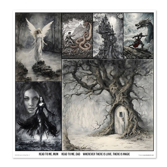 Zestaw papierów do scrapbookingu 30x30 - Lost in a Fairy Tale Zagubieni w bajce - Itd Collection