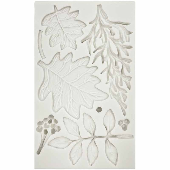 Foremka silikonowa - Pentart - 5 liści mix