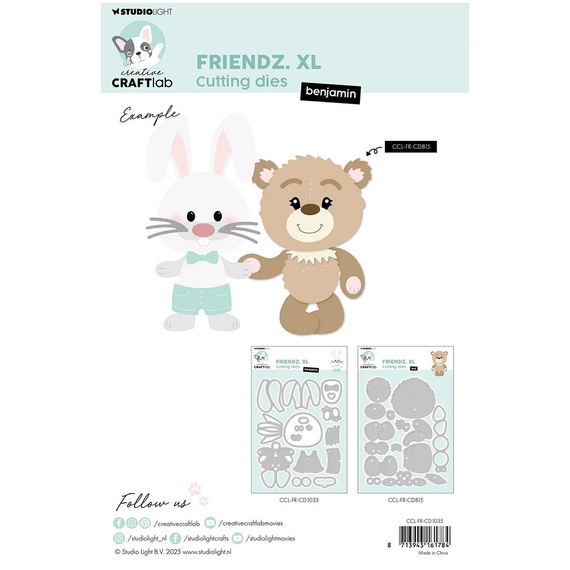 Wykrojnik do papieru - StudioLight - Benjamin królik