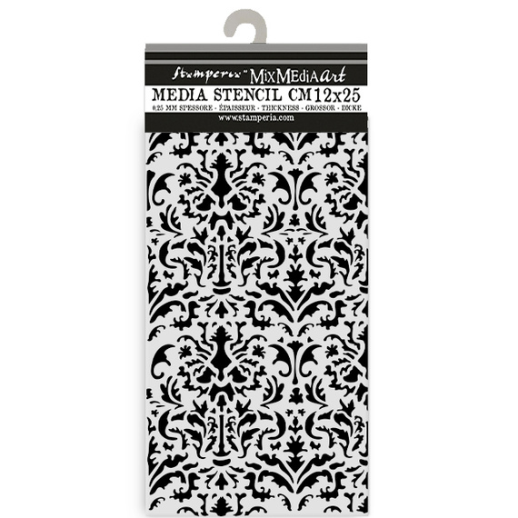 Szablon 3D 12x25cm - Stamperia - Venice tapeta