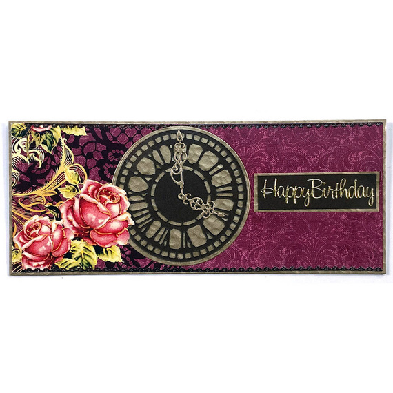 Wykrojnik do papieru - Hot Off The Press - Clock zegar