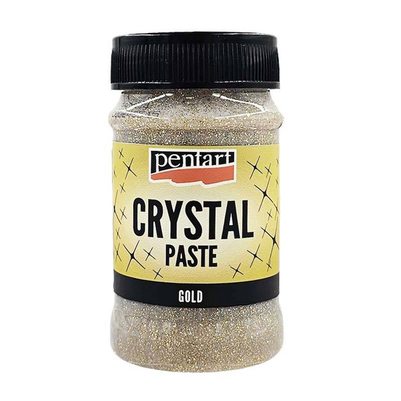 Pasta crystal brokatowa złota 100ml - Pentart