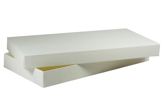 Pudełko pełne na kartkę DL kremowe - Rzeczy z papieru