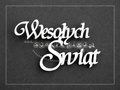 Tekturka Wesołych Świąt zestaw słów 3x5cm SC