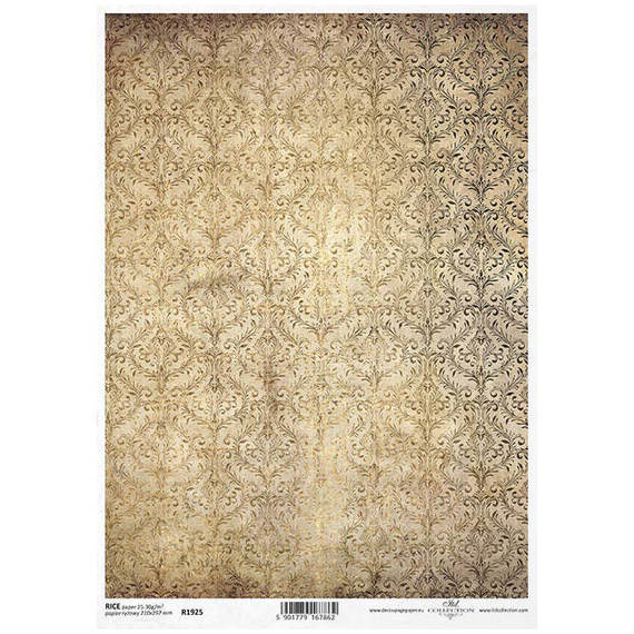 Papier ryżowy do decoupage ITD-R1925 damask