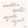 Tekturka Brush art script - #sisters SC