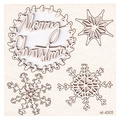 Tekturka motywy świąteczne Merry Christmas 01 - Mon Merry cheri - Scrapiniec