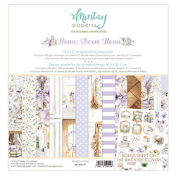 Zestaw papierów do scrapbookingu 30x30 - Mintay - Home, Sweet Home