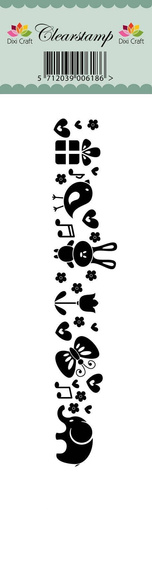 Stempel - Dixi Craft - 0062 border dziecięcy