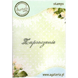 Stempel - Zaproszenie 1 - Agateria