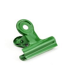 Klips metalowy zielony 38mm - 1szt