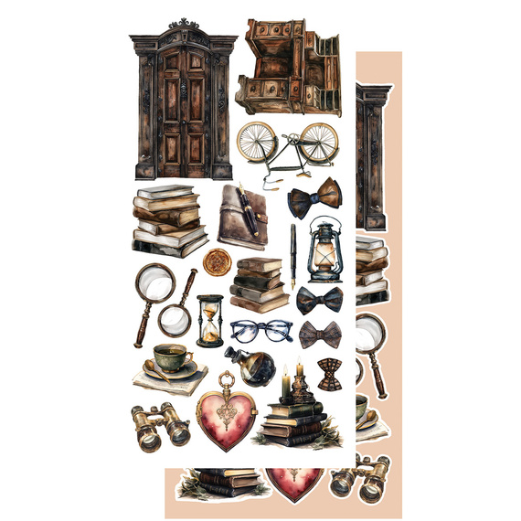 Zestaw papierów do scrapbookingu 15x30 - Alchemy of Art - Behind Closed Doors