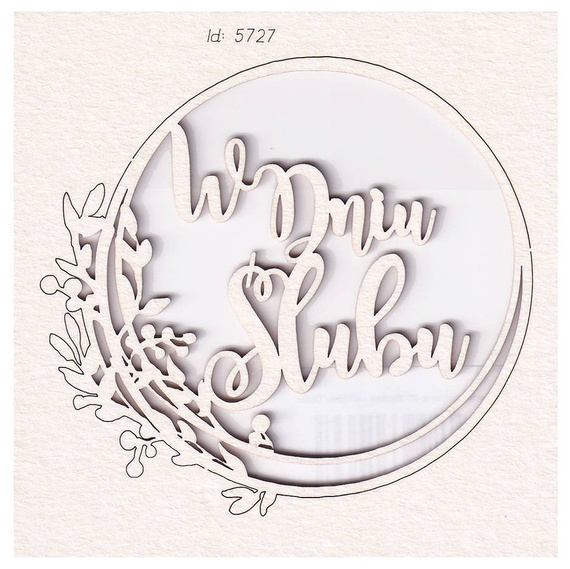 Tekturka Hi Summer Frame 03 Wishes - W Dniu Ślubu  - Scrapiniec 