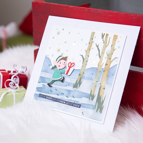 Wykrojnik Sizzix Thinlits - Santa & Elves by Josh Griffiths Mikołaj i elfy