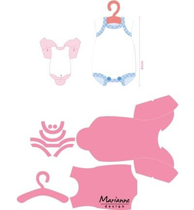 Wykrojnik - Marianne Design - Eline's Baby Onesie, body