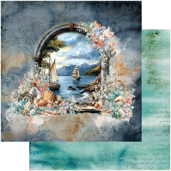 Zestaw papierów do scrapbookingu 15x15 - Alchemy of Art - Underwater World