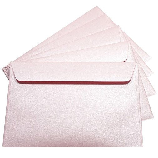 Koperta C6 NK Majestic Petal różowa 120g