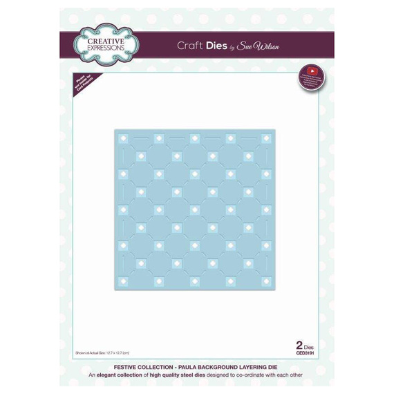 Wykrojnik - Creative Expressions - Paula Background tło