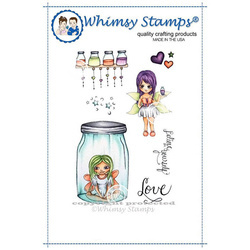 Stempel - Whimsy Stamps - Believe - wróżki