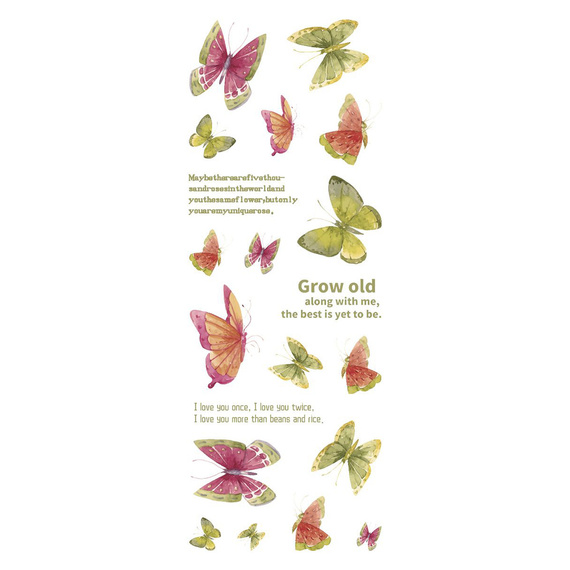 Naklejki foliowe - Kolorowe motylki