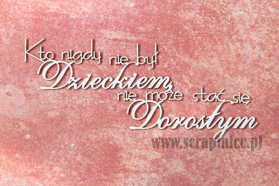 Tekturka - Kto nigdy nie był dzieckiem - wersja podstawowa SC