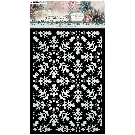 Maska mix media - StudioLight - Festive damask