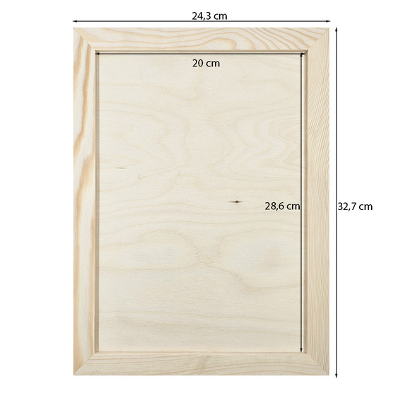 Ramka drewniana na zdjęcie 24 x 32 cm