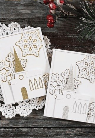 Wykrojnik - Birch Press Design - Shimmer Snowflake Frame