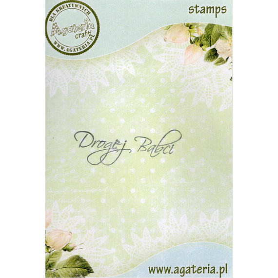 Stempel polimerowy - Drogiej Babci - Agateria