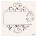 Tekturka Ramka szyld zegar - Park Avenue sign frame clock SC