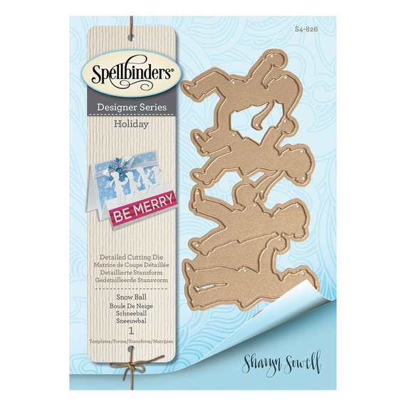 Wykrojnik - Spellbinders - Snow Ball - bitwa na śnieżki